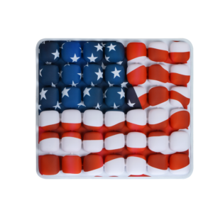 American flag Stylized Stress-Relief seat cushion