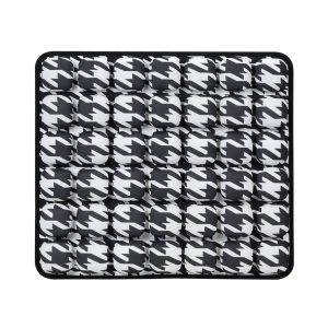 Houndstooth pattern AJ Air Cushion with 3D air cells, luxury ergonomic seat pad for executive office chairs.