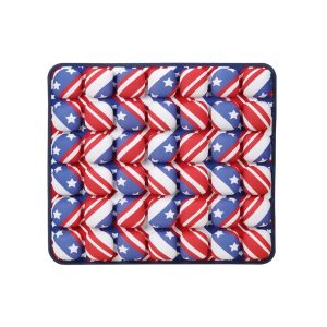 USA flag pattern AJ Air Cushion, patriotic 3D air seat pad for truck drivers and office workers.