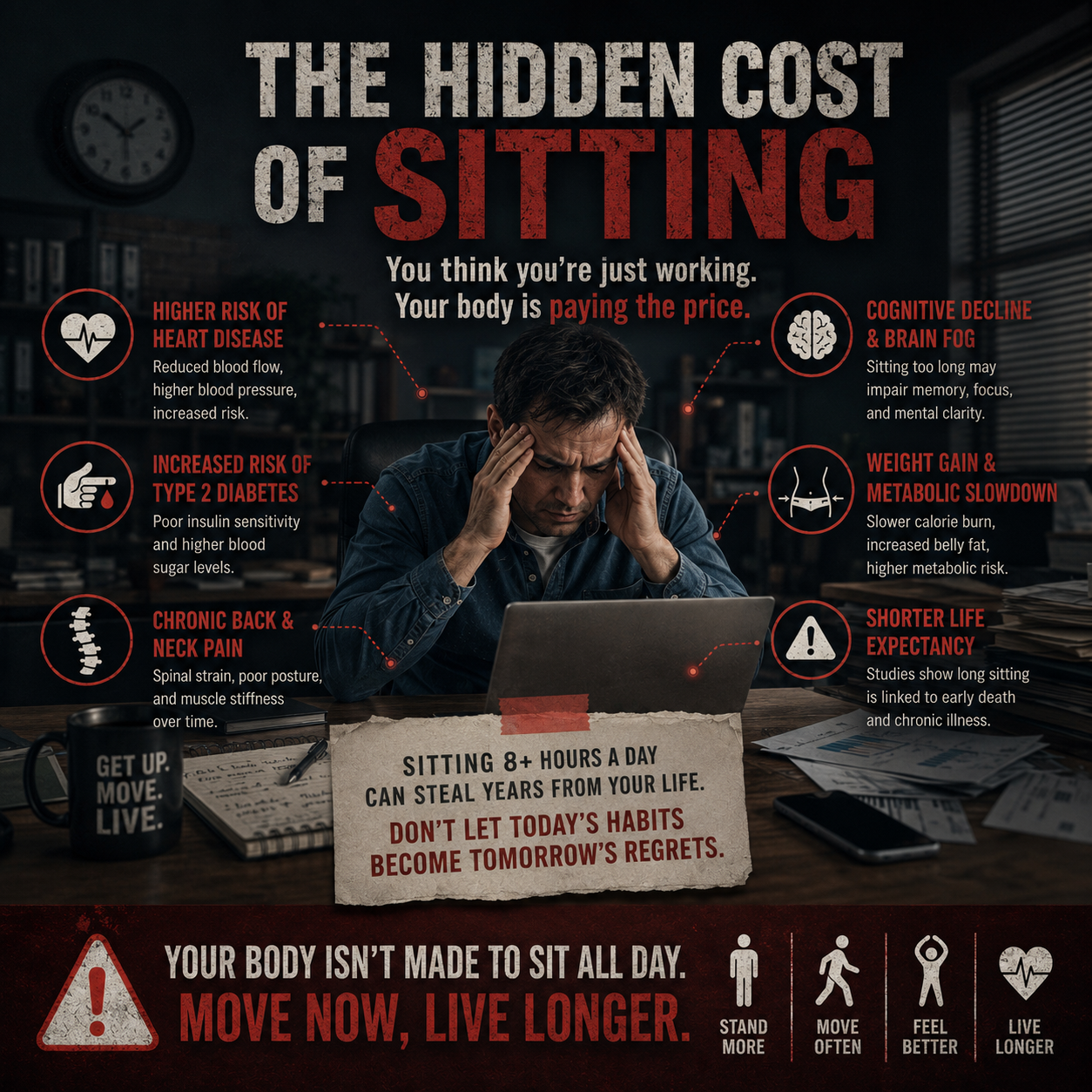 The Hidden Cost of Sitting: How Your Desk Job is Quietly Damaging Your Health
