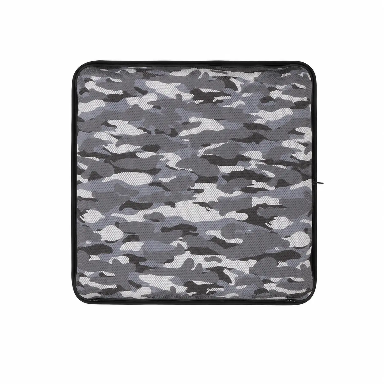 AJ Gray Camouflage 3D Mesh Air Seat Cushion with breathable 3D mesh cover and adjustable air-cell support