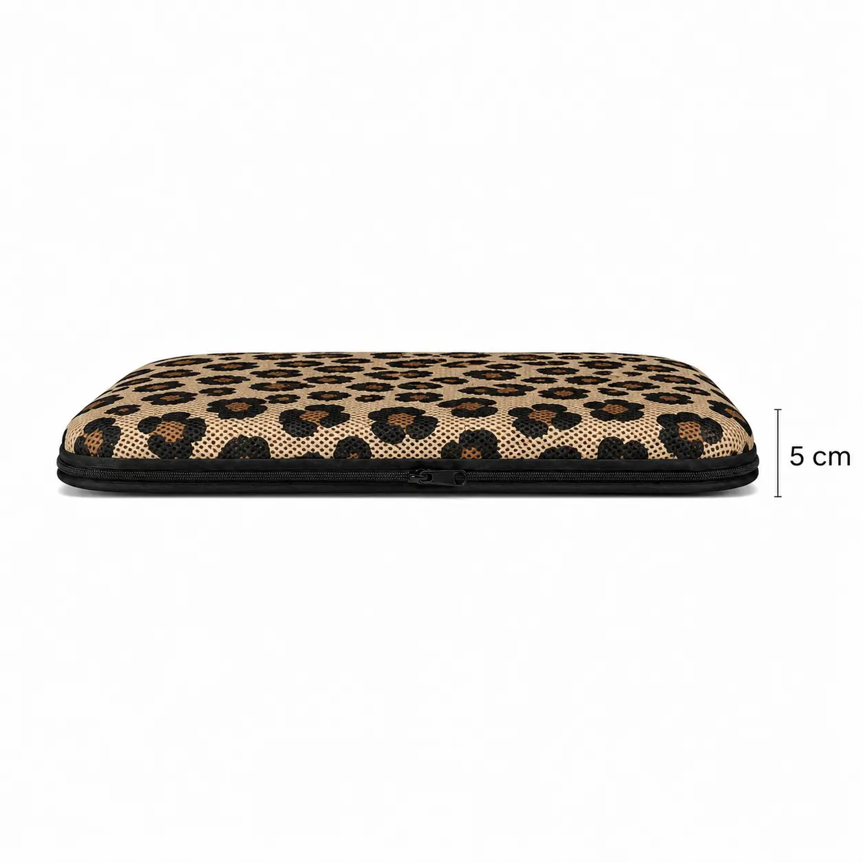 AJ Light Brown Leopard Print 3D Air Mesh Seat Cushion - Image 3