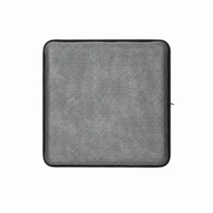 AJ Slate Gray 3D Mesh Air Seat Cushion showing the breathable 3D mesh cover and adjustable air-cell support