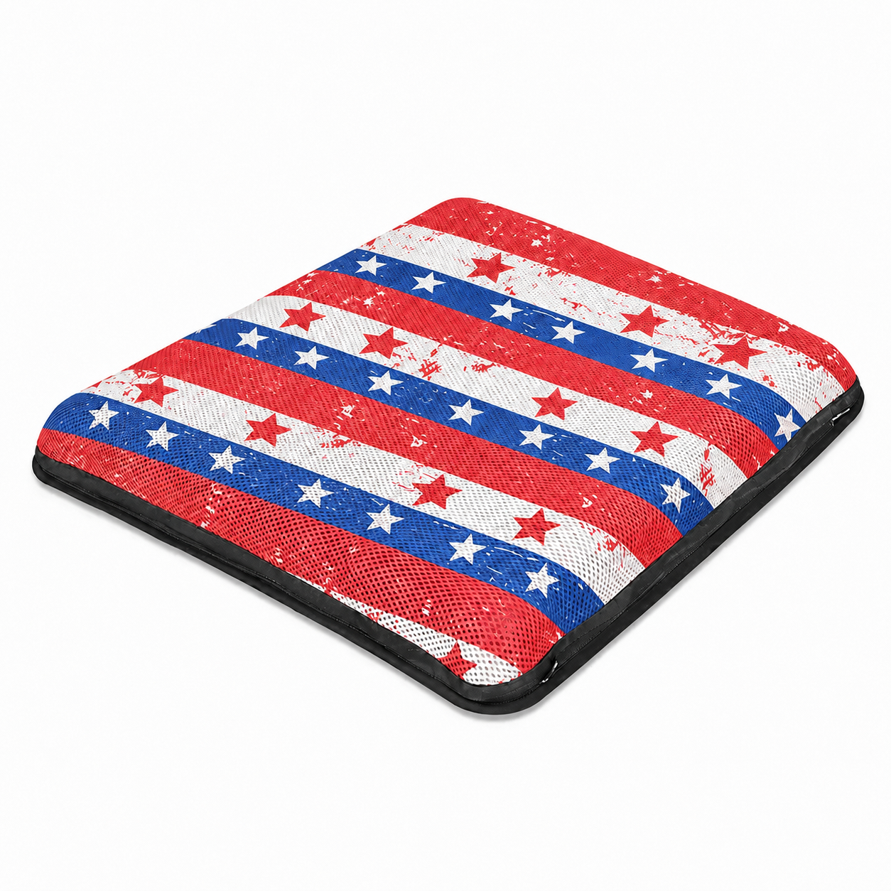 AJ Air Cushion Patriot Stripes USA flag mesh air seat cushion