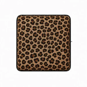 AJ Dark Brown Leopard Print 3D Air Mesh Seat Cushion