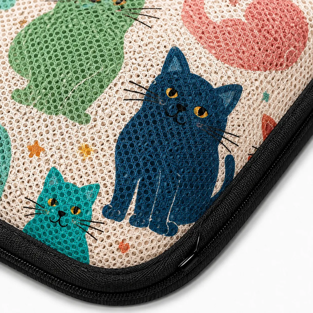 AJ Multi-Color Cat 3D Air Mesh Seat Cushion - Image 4