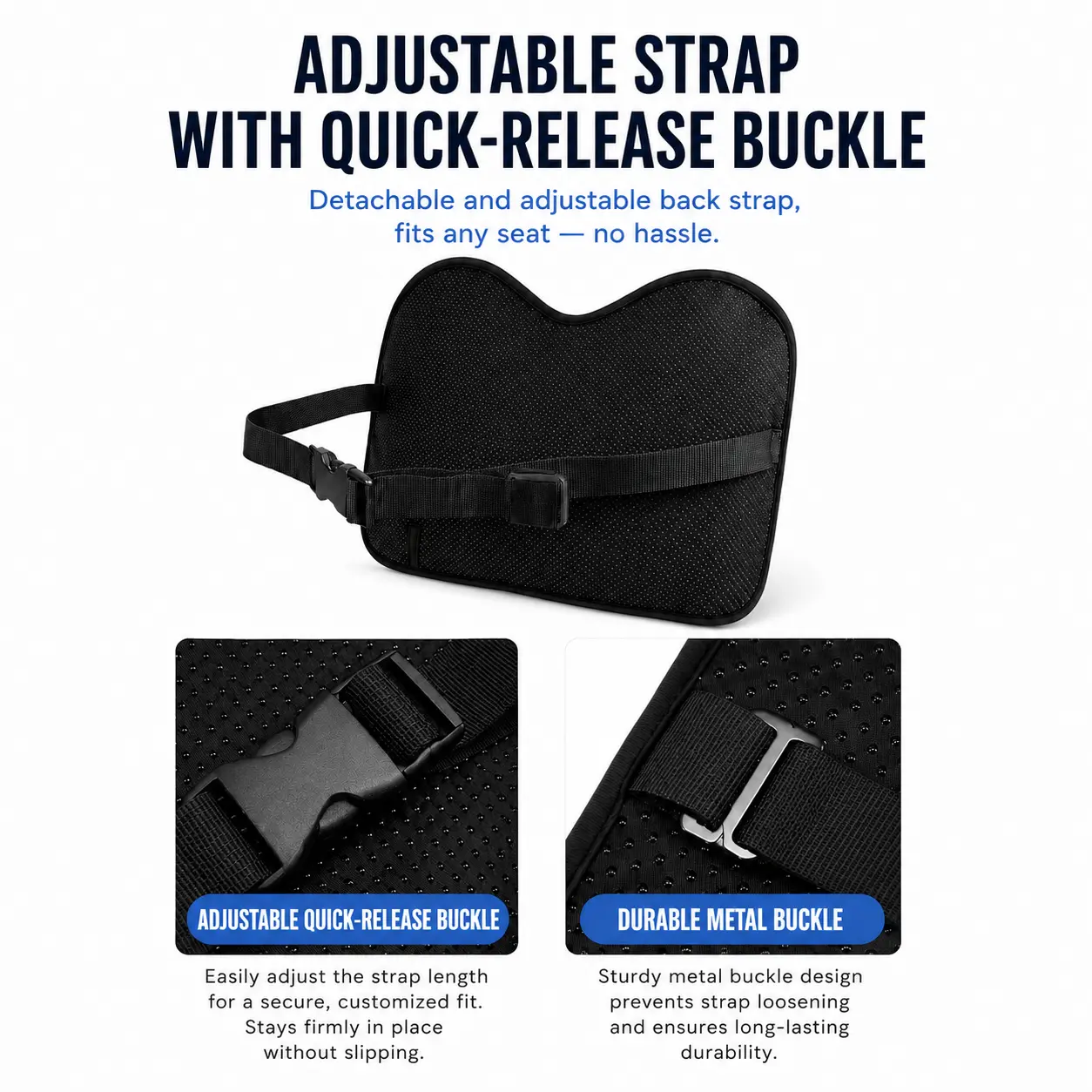 Slate Gray Lumbar Support - Image 5