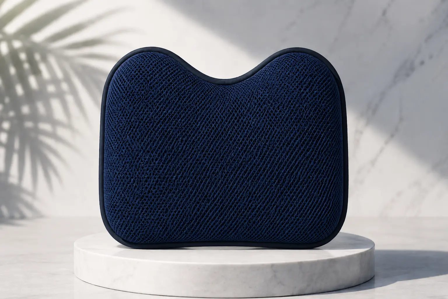 AJ Air Cushion Navy Blue 3D mesh lumbar support cushion