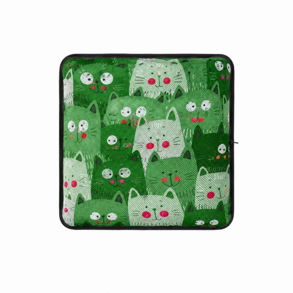AJ Green Crowded Kitten 3D Air Mesh Seat Cushion