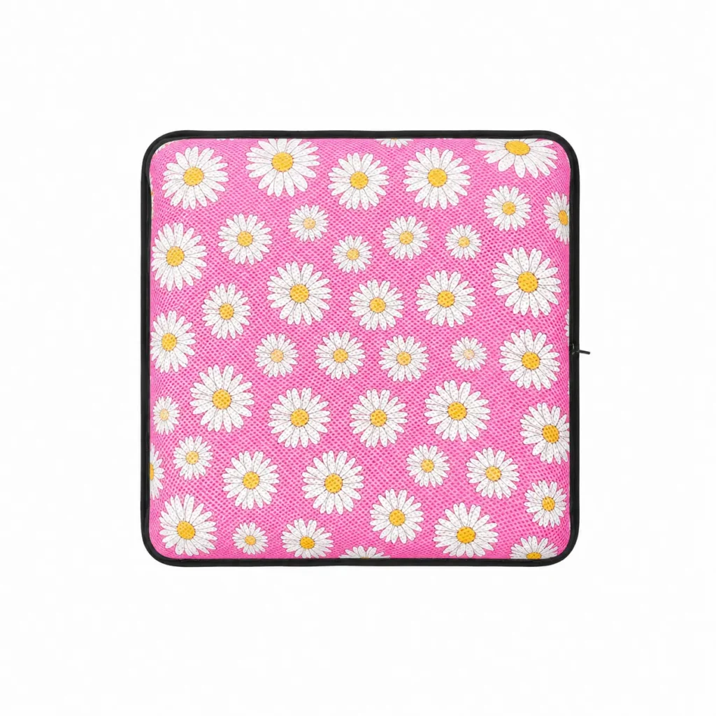 AJ Pink Daisy 3D Air Mesh Seat Cushion